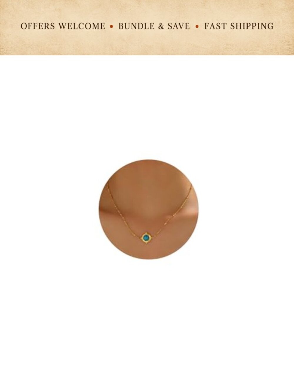 Dainty 18K Gold Plated Stainless Steel Choker Necklace Adjustable Women